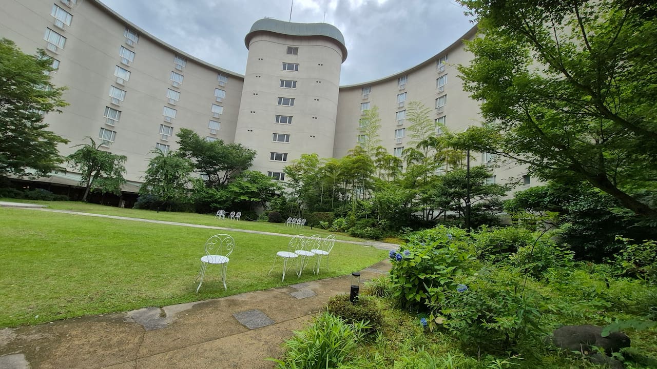 ザ・プリンス京都宝ヶ池の中庭